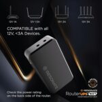 Resonate RouterUPS® NxT | Original Router UPS for 12V WiFi Router & Modem (Supports up to 3A) (7800mAh High-Capacity Backup) | Compact Mini UPS with Intelligent Charging (Up to 6 Hrs Internet) - Image 3