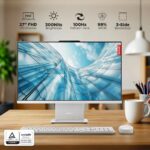 Lenovo IdeaCentre AIO 13th Gen Core i5-13420HU 27" FHD IPS (16GB RAM/1TB SSD/Windows11/Microsoft 365 Basic + Office Home 2024/3Wx2 Harman/Wireless Keyboard & Mouse,Grey), F0HM00PMIN All-in-One Desktop - Image 3