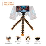 Amazon Basics Gorilla Tripod/Mini 33 cm (13 Inch) Tripod for Mobile Phone with Phone Mount & Remote, Flexible Gorilla Stand for DSLR & Action Cameras - Image 3