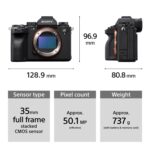 Sony Alpha 1 Full-Frame Camera | 30 FPS | 50.1 MP | 8K 30P, 4K 120P | Real-time Eye AF, Real time Tracking + Rechargeable Battery (NP-FZ100)– Black - Image 4