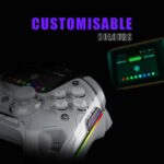 Cyberwolf Vision Alpha Pro Gaming Controller, Wireless with Hall Effect Triggers, RGB Lighting, 4 Remappable Buttons, Smart Charging Dock, 1800mAh Battery for PC, Switch, iOS, Android - Image 3