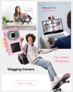 Digital Camera, 2.7K Real Dual Screen Digital Camera for Autofocus Photography, Vlogging Camera for YouTube Video 16x Zoom 32GB, Anti-Shake SD Card - Image 6