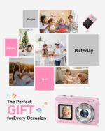 Digital Camera, 2.7K Real Dual Screen Digital Camera for Autofocus Photography, Vlogging Camera for YouTube Video 16x Zoom 32GB, Anti-Shake SD Card - Image 7