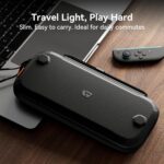 GeekShare G.S.TAC Tactical Slim Carrying Case Compatible with Switch 2 (2025), Hard Storage Bag with 12 Game Card Slots, Portable Travel Case for Switch 2 Console and Accessories, Black - Image 5
