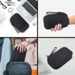 HSR Travel Cable Organizer Bag Pouch Electronic Accessories Carry Case Portable Waterproof Double Layers Storage Bag for Cable, Cord, Charger, Phone, Earphone, Hard Disk & Digital Gadgets - Image 4