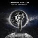 Boat Nirvana Space, 360º Spatial Audio, Active Noise Cancellation (~32dB), 100Hrs Battery,4Mics ENx, Fast Charge, v5.3 Bluetooth Earbuds, TWS Ear Buds Wireless Earphones with mic (Cosmic Black) - Image 7
