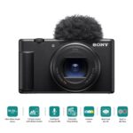 Sony Digital Camera ZV-1M2 for Content Creators with 18-50mm Wide-Angle Zoom Lens | Compact Camera with Strong Image Stabilisation | Accurate Autofocus | Cinematic Vlog Setting - Black - Image 3