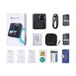 Kandao QooCam3 360° Camera with1.55 Sensor (Dual Battery Bundle) Waterproof Camera, 5.7K Wide-Angle with Lens Cover, Realtime Editing, 5X Stabilization for Sports, Outdoor, Travel - Image 6