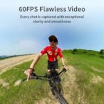 Kandao QooCam3 360° Camera with1.55 Sensor (Dual Battery Bundle) Waterproof Camera, 5.7K Wide-Angle with Lens Cover, Realtime Editing, 5X Stabilization for Sports, Outdoor, Travel - Image 8