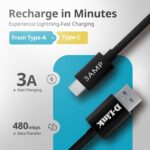 D-Link DPA-FC302 || 65W Fast Charging Type-A to Type-C Cable | 1.5m Nylon Braided | 3.0A Current | Metal Connector | Universal Compatibility for Smartphones, Tablets & Power Banks - Image 3