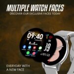 PunnkFunnk EVO Vista Smartwatch, 1.3” HD Display Bluetooth Calling, Fitness & Sleep Tracker, 100+ Sports Modes, IP67 Waterproof Compatible with Android & iOS(Silver) - Image 5