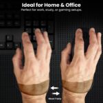 Gaming Mouse Wrist Rest Pad - Ergonomic Right-Hand Support with Soft Silicone Top, ABS Base & Natural Tilt for Office/PC Use Pain-Relief Palm Cushion Silicone Wrist Rest for Gaming, Laptop - Image 3