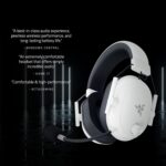 Razer BlackShark V2 HyperSpeed - Wireless Ultra-Lightweight Esports Headset - White Edition - RZ04-04960200-R3M1 - Image 3