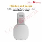 Brain Freezer Wall Mount ONLY Compatible with Eero 6 Dual-Band mesh Wi-Fi 6 System [NOT Compatible with Eero Pro 6 and Eero 6+] (White) - Image 4