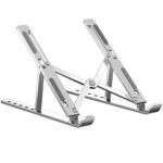 Laptop Stand/Laptop Holder Riser/Computer Tablet Stand 6 Angles Adjustable Aluminum Ergonomic Foldable Portable Desktop Holder Compatible with MacBook, HP, Dell, Lenovo & All Other Notebook - Image 3