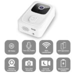 DEVIANT Wireless WiFi Video Doorbell Camera with Indoor Chime - Real-time Two-Way Audio, Night Vision, HD Resolution Smart Door Bell - Image 3