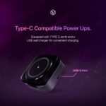 Foldable Wireless Charger Hub for Magsafe| Magnetic 3-in-1 Charging Station Compatible for Apple iPhone Devices 16/15/14/13/12 Pro Max Plus, Apple Watch, and Airpods (Wx008), Grey - Image 5