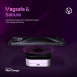 Foldable Wireless Charger Hub for Magsafe| Magnetic 3-in-1 Charging Station Compatible for Apple iPhone Devices 16/15/14/13/12 Pro Max Plus, Apple Watch, and Airpods (Wx008), Grey - Image 6