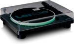 Lenco LS-50LEDBK Turntable | Record Player with Integrated Speaker | Preamp, 33, 45 and 78 RPM, Vinyl to MP3 | Black LED | Imported from EU - Image 5