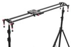 SONIA 47 inches / 120 cms Carbon Fibre Ball Bearing Camera Track Slider Video Stabilizer Rail with Rotating Wheel + Carry Case for DSLR Camera Video Camera, Load Upto 25 Kgs - Image 3