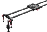 SONIA 47 inches / 120 cms Carbon Fibre Ball Bearing Camera Track Slider Video Stabilizer Rail with Rotating Wheel + Carry Case for DSLR Camera Video Camera, Load Upto 25 Kgs - Image 4
