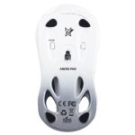 Arctic Fox Alien-X Gaming Wireless Mouse, Tri-Mode (2.4G/Bluetooth/Wired), 4800 DPI, 1000Hz Ergonomic Hollow RGB Rechargeable Type-C for Mac/Laptop/iPad/Office (Silver) - Image 3