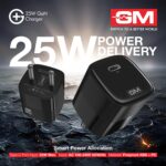 GM G+ 25W GaN Fast Charger with USB-C Port | Type-C 3.0 Fast Charging | Compact Travel Adapter for Phones, Tablets & Earbuds | Smart Power Allocation | Safe & Energy-efficient Charger - Image 4