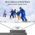 AUSHA 6K Action Camera with Dual Touch Screens | 50MP Ultra HD Photo |170° Wide Angle Lens | EIS Stabilization | Waterproof 30M | WiFi Connectivity | Remote | 256GB SD Card Support Vlogging Camera - Image 5