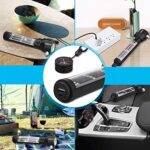 Aluminium 7 Mode Solar with USB LED Rechargeable Torch Light Emergency Tool Light Power Bank, Car Emergency Tool with Window Breaker,Magnet,Cutter,Compass for Travel,Camping Hiking Security - Image 4