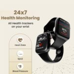 HAMMER Ace 3.0 Bluetooth Calling Smart Watch with Largest 1.85" IPS Display, Dual Mode, Spo2, Heart Rate, Strong Metallic Body & Skin Friendly Strap (Black) - Image 5