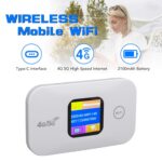 4G 5G LTE WiFi Mobile Hotspot, 300Mbps SIM Slot Router Hotspot Device Connect Up to 10 Devices, Pocket Worldwide Wireless Network Device, for Travel, Home, Work - Image 4