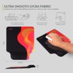Tizum Gel Mouse Pad|Memory Foam Cushion Mousepad with Gel Wrist Rest Support & Pain Relief, Ergonomic Design|Non-Slip Rubber Base|Suitable for Gaming, Computer, Laptop, Home & Office (Black) - Image 5