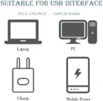 Divik Light, USB Night Light Bedroom Bedside Night Light USB Plug and Play Light Power Bank Power Outage Emergency Light Warm White (50) - Image 5