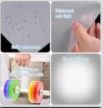 Glopro Diffusion Film 3-Sheets 50 x 40cm Polyester Lighting Gel Diffuser Photography for Led Flash Strobe Light Waterproof & Tear Resistant Sheets - Image 3