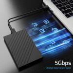 CARE CASE 500GB Portable External Hard Drive USB 3.0, High Speed Data Transfers, Supports Windows, Linux and Mac OS Systems, Compatible with, PlayStations, TV, and Other Devices.(k) - Image 3
