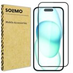 Amazon Brand - Solimo Edge-to-Edge Protector Tempered Glass Screen Protector for iPhone 16 (6.1 Inch) Clear - Image 3
