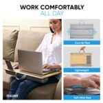 Big Lap Desk Pillow | Wooden Laptop Stand | Portable Lap Desk for Home, Office, and Travel Comfortable workspace for Maximum Productivity (Big) - Image 4