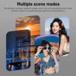 Professional 4K DSLR Camera with 60MP Resolution, 12x Optical Zoom, Built in Flash, Easy Scene Modes for Stunning Photos and Videos (White) - Image 6