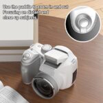 Professional 4K DSLR Camera with 60MP Resolution, 12x Optical Zoom, Built in Flash, Easy Scene Modes for Stunning Photos and Videos (White) - Image 10