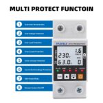 XPR3SS Taxnele 63A TUYA WiFi Bidirectional Meter Smart Earth Leakage Over Voltage Under Voltage Over Current Earth Leakage Surge Protector Relay Switch Energy Power kWh Smart Life - Image 5