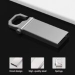 CleverlyGifted® 4GB Pendrive with Hook Design, Metal Finish, Corporate Gifting, 1Pc, Upto 15Mbps, Interface 2.0 - Image 4
