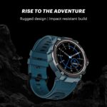 Noise Force Rugged & Sporty 1.32" Bluetooth Calling Smart Watch, 550 NITS, 7 Days Battery, AI Voice Assistance, Smart Watch for Men (Misty Grey) - Image 3