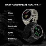 Noise Force Rugged & Sporty 1.32" Bluetooth Calling Smart Watch, 550 NITS, 7 Days Battery, AI Voice Assistance, Smart Watch for Men (Misty Grey) - Image 5