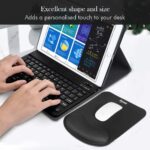 Dyazo Ergonomic Design Memory Foam Gel Mouse Pad with Cushion Non-Slip Rubber Base Mousepad Wrist Support Suitable for Computer, Notebook,Laptop, Work from Home & Office (Black) - Image 4
