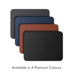 Premium Vegan Leather Mouse Pad |25X21cm| 2.4mm Thick(Padded)|Stitched, Reversible use, Splash-Proof, Anti-Skid for Gaming, Computer, Laptop, Home&Office in a Fresh Modern Design| Blue - Image 5