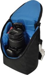Favria Camera Bag for DSLR & Mirrorless-Camera Lens Shoulder Sling Bag-Fits Canon,Sony,Nikon- Water Resistant Shockproof Protection Case for Travel Photographers - Image 3