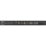 TP-LINK TL-SG2428P JetStream 28-Port Gigabit Smart Switch with 24-Port PoE+ Fanless 41.7Mpps Support Omada SDN, 802.1p CoS/DSCP QOS, Rack Mountable - Image 3