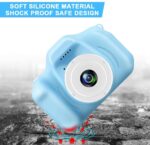 VeeDee Kids Camera Children Digital Cameras Toys 1080P 2.0" IPS Screen FHD Toddler Video Recorder Great Birthday Gifts for Kids (Blue) - Image 3