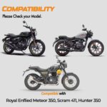 9H Screen Guard Protector For Royal Enfield Meteor 350 / Scram 411 / Hunter 350 || Instrument Cluster Protector || Anti Scratch || HD Clarity [Not Tempered Glass] (Pack of 1) - Image 4