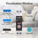 TONGOU DIY 1P+N Smart Wi-Fi Switch, Work with Alexa and Google Assistant for Voice Control, 10A with Energy Monitor, Smart Life/Tuya APP Remote Control, Timer Functions, DIN Rail Mounted- HIVAGI - Image 5
